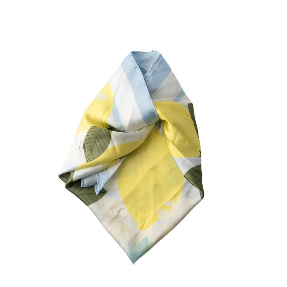 Soleil Series Print Neckerchief - LEMONS